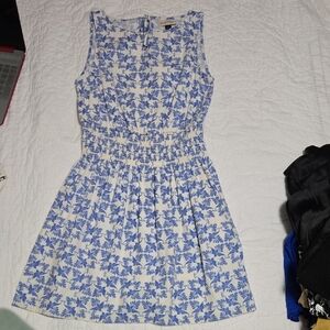 B18 Universal Thread Blue and White Floral Dress